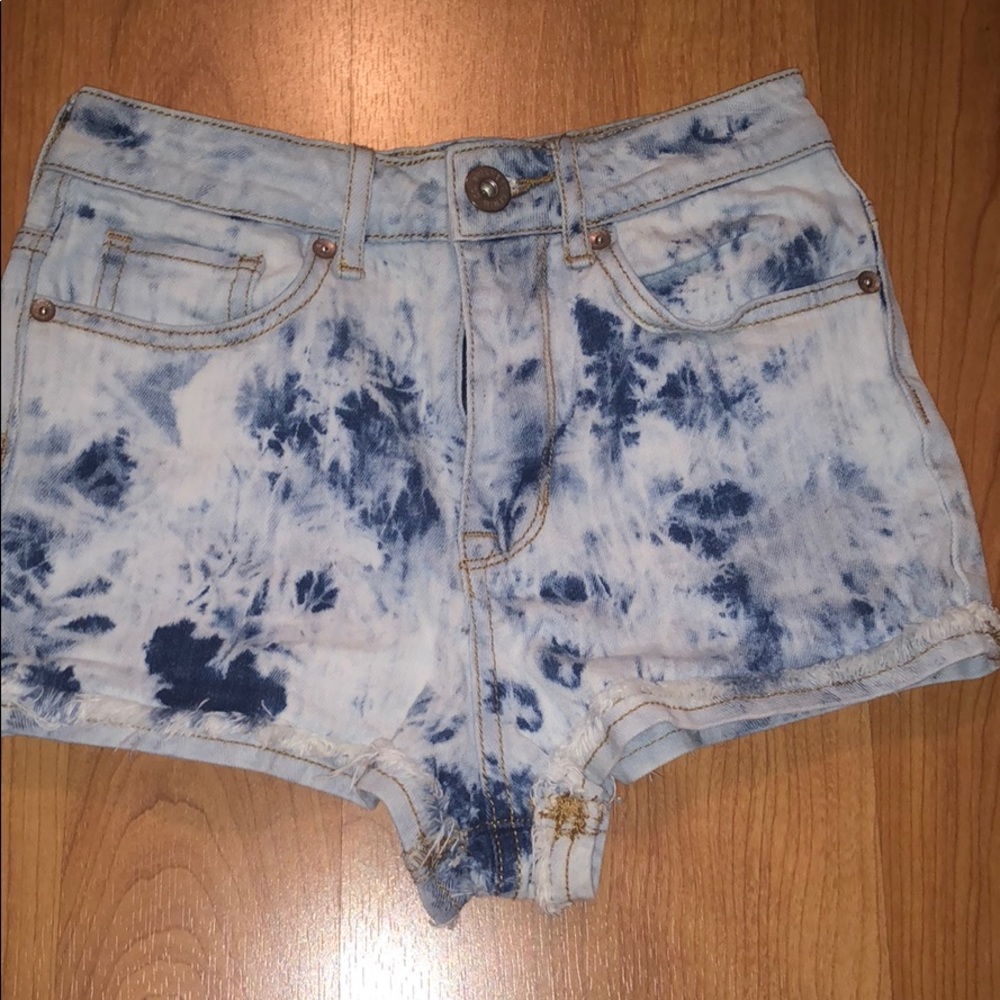 High Rise jean shorts